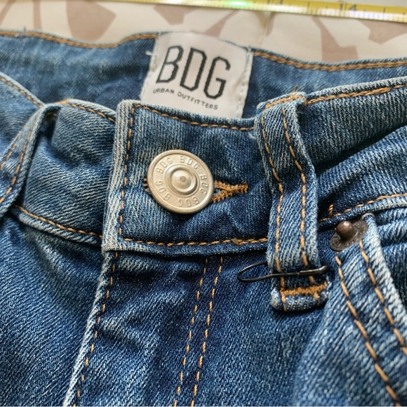 BDG Urban Outfitters Flare High Rise Dark Wash Denim Jeans - Picture 2 of 5